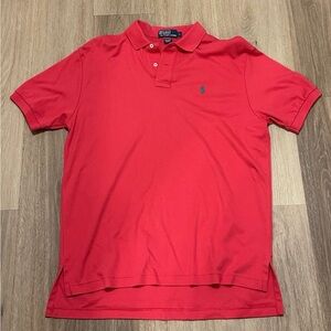 Polo by Ralph Lauren Men's Red Polo Shirt size L